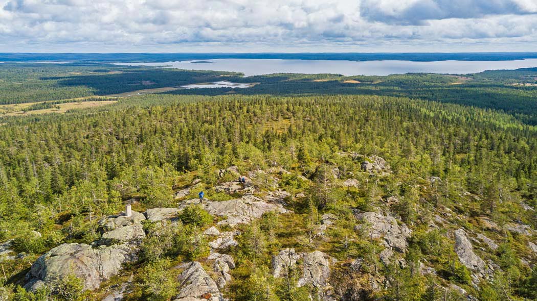 Pyhitys är det högsta fjället i Syötte nationalpark.